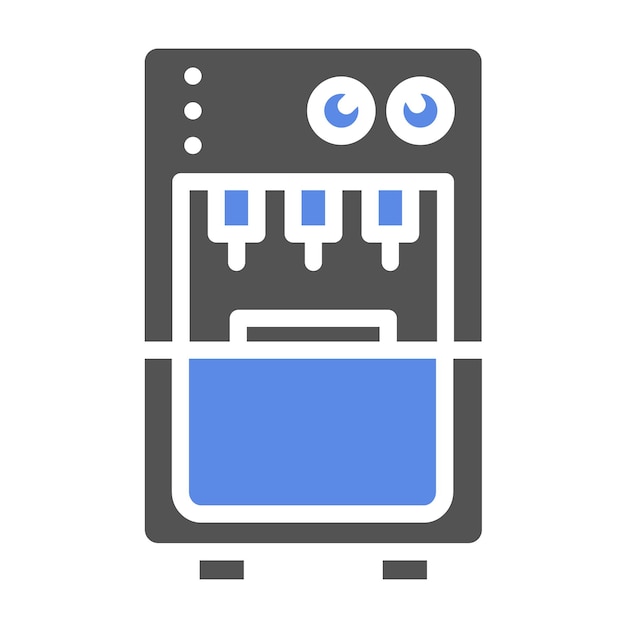 Purificador UV de diseño vectorial Estilo del icono