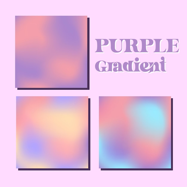 PurpleColorful Gradient Para cubiertas, papeles de pared, tarjetas de visita de marca, redes sociales y otras