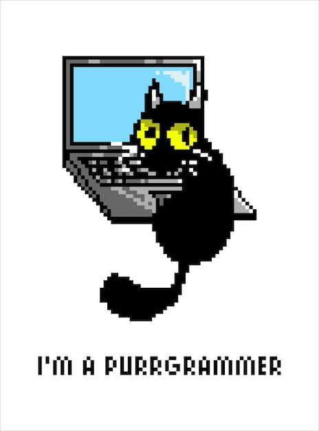 Purrgrammer Un gato como programador Meme de apoyo técnico
