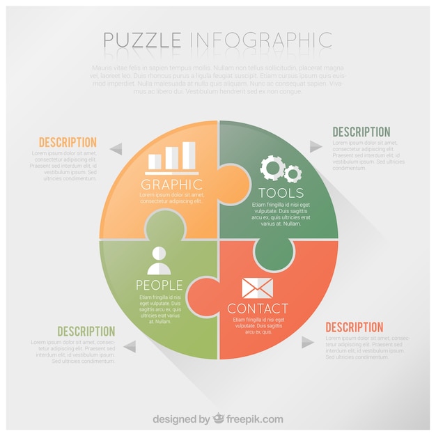 Puzzle infografía