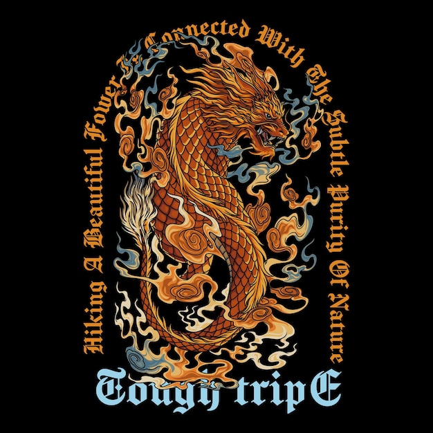 Qilin con ilustraciones de texto