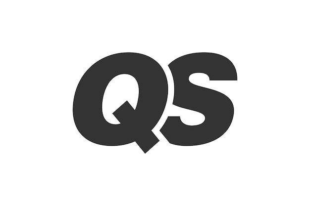 QS Techno Editable Font Logo para marca corporativa Diseño futurista audaz con ideas tipográficas únicas Tipo personalizado mínimo y letra dinámica