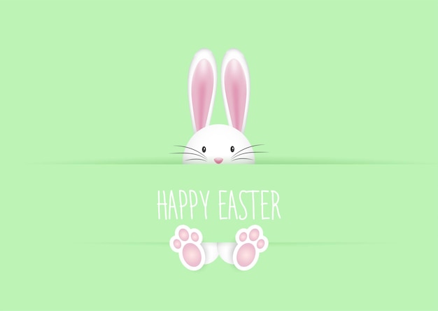 Qué bonito fondo de Pascua con conejo.