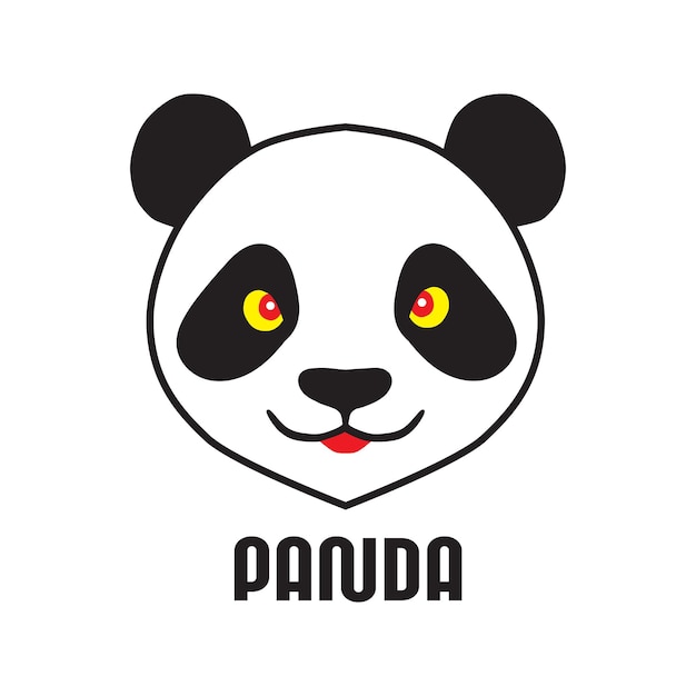 Qué cara de animal panda tan linda.
