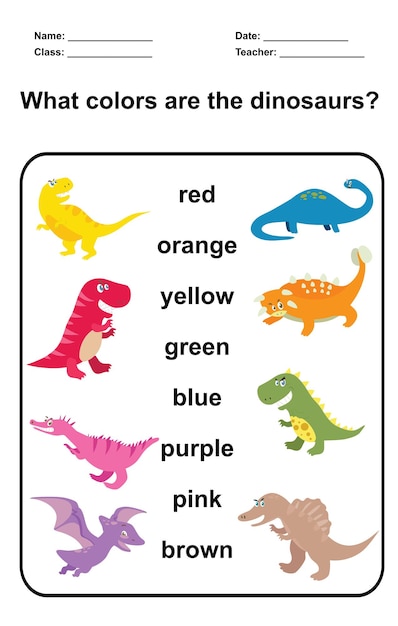 de que colores son los dinosaurios