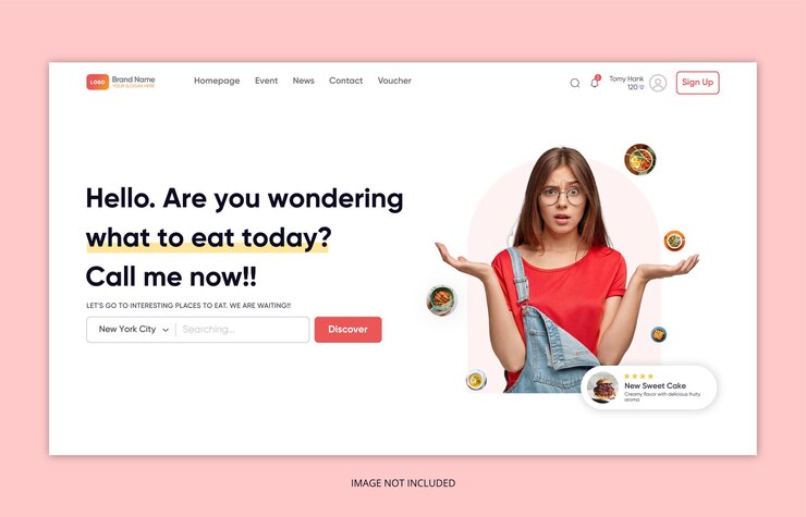 Qué comer hoy Diseño de sitios web de alimentos
