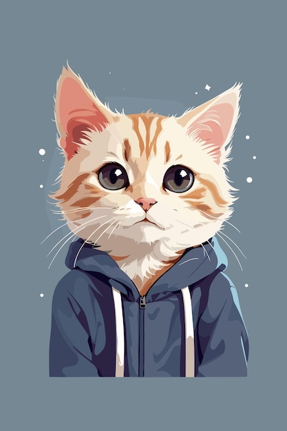 Vector qué gato tan guapo.