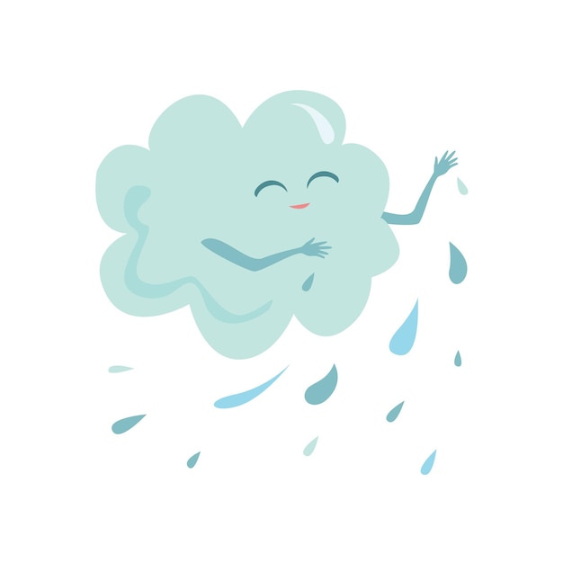 Qué nube lluviosa tan linda.