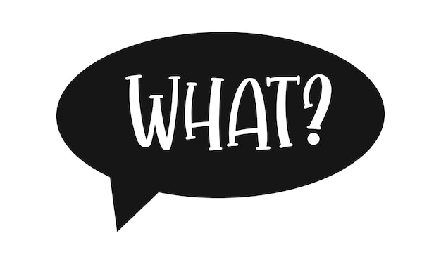 ¿Qué pregunta burbuja de habla icono de preguntas frecuentes aislado en fondo blanco señal de consulta de ideas de información