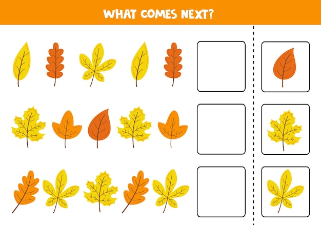 ¿Qué viene el próximo juego con hojas de otoño?