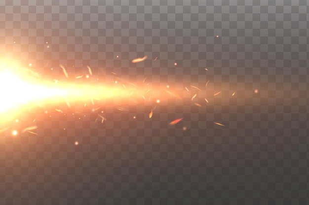 Quema de chispas de fuego. Chispas de fuego.