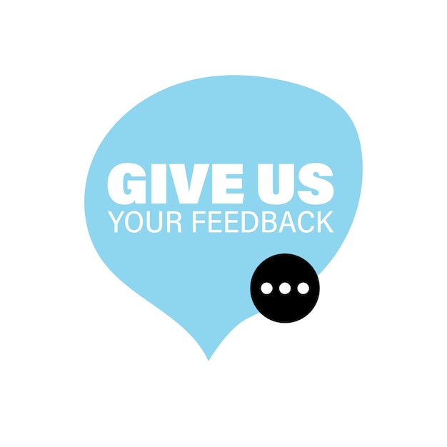 Queremos sus comentarios Servicio de opiniones de encuestas de comentarios de clientes