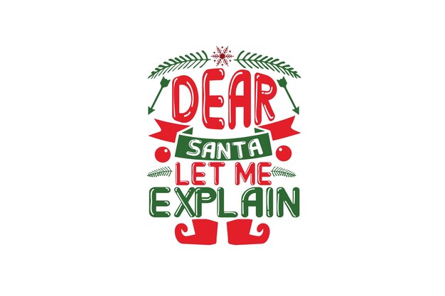 Querido Papá Noel Déjame explicar la Navidad Mi primera Navidad Alegre Equipo de horneado de galletas