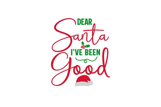 Querido Santa, he sido un buen archivo vectorial