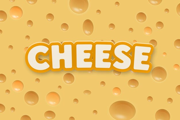 Queso etiqueta eco comida cartel banner menú producto Vector ilustración