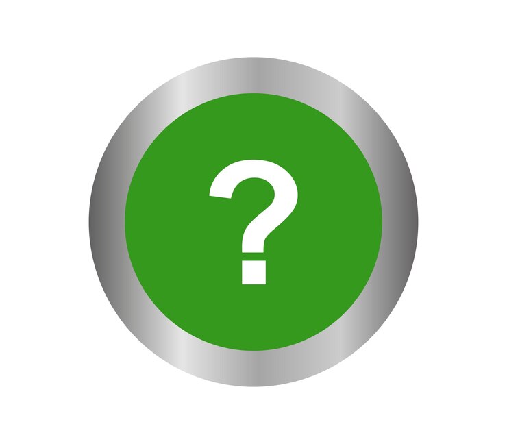 Vector question mark button