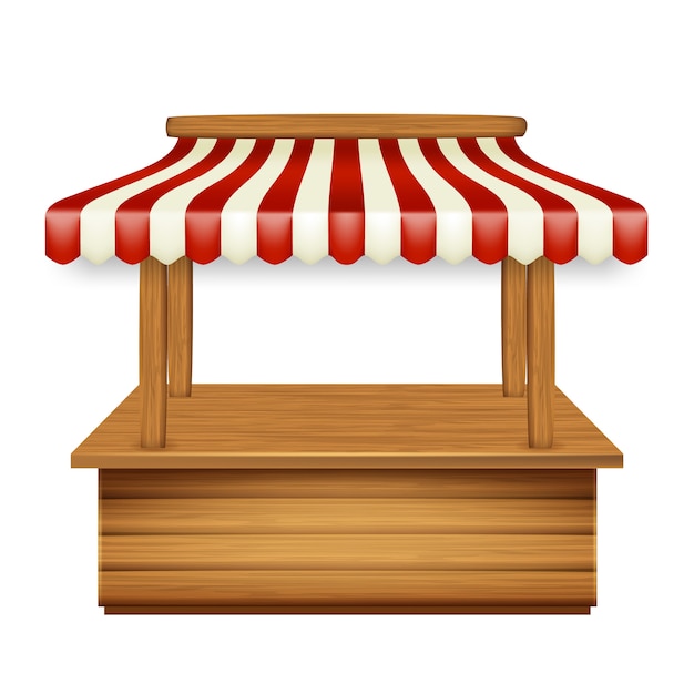 Quiosco Market Pavilion con toldo para tienda