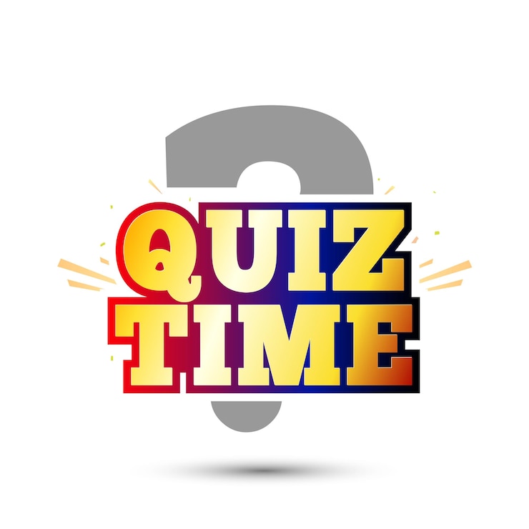 Vector quiz time competition quiz teast question contest quiz logo concept and template design