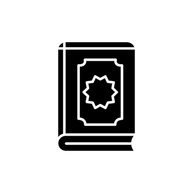 Qur'an kareem conjunto de iconos sagrado libro islámico del Corán símbolo vectorial musulmán signo religioso del Corán