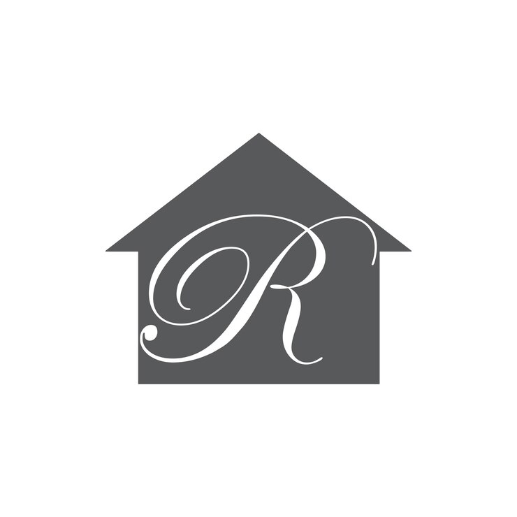 Vector r diseño de logotipo r logotipo r diseño del logotipo de la casa r logotipo del vector de la casa de estancia r logotipo de bienes raíces r icono