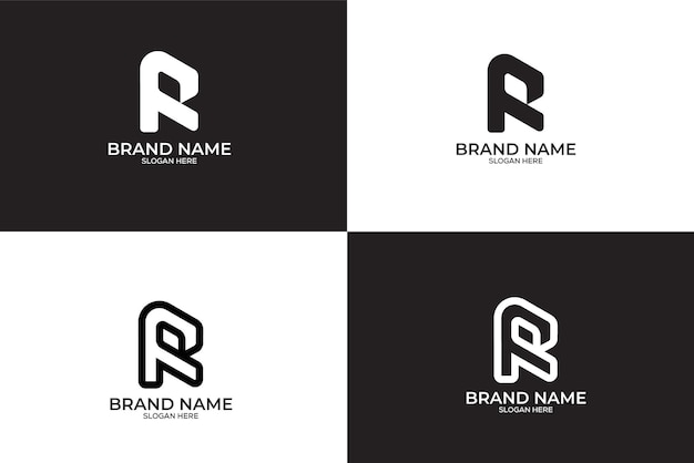 R el último logotipo