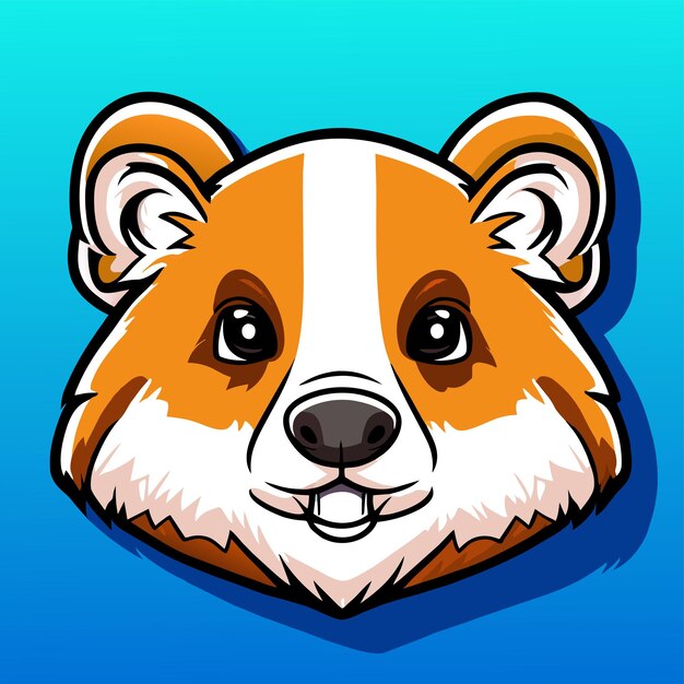 Vector raccoon dibujado a mano plano elegante mascota personaje de dibujos animados dibujo pegatina concepto de icono