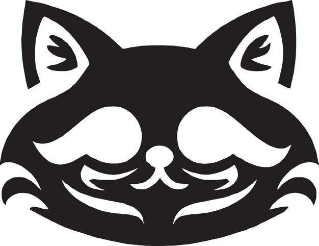 Raccoon con un diseño de icono vectorial de máscara para campañas de seguridad y salud