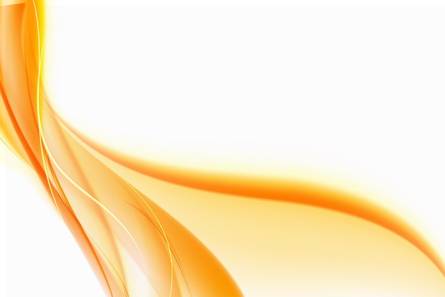 Racha de línea de onda naranja sobre fondo blanco.