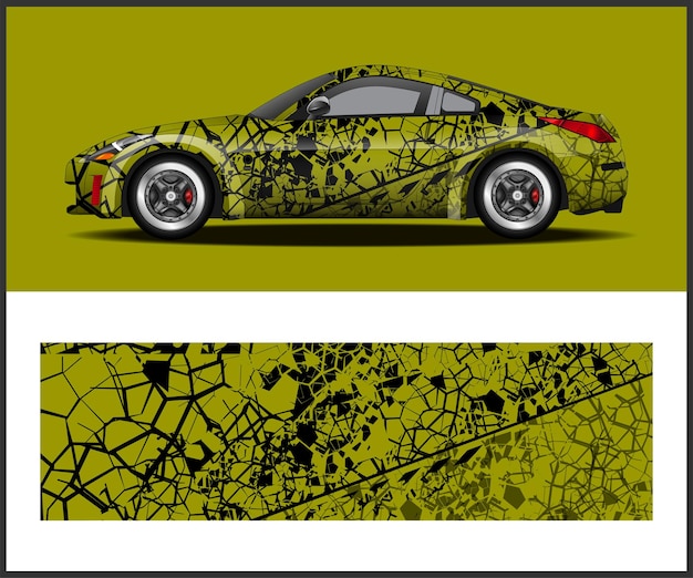 Racing Stripe Design y car wrap design