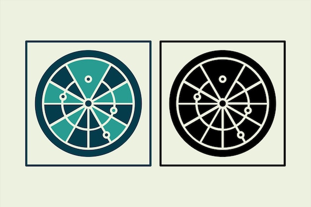 Radar icon icon related to UI elements suitable for web site app user interfaceselement printable etc solid icon style simple vector design editable