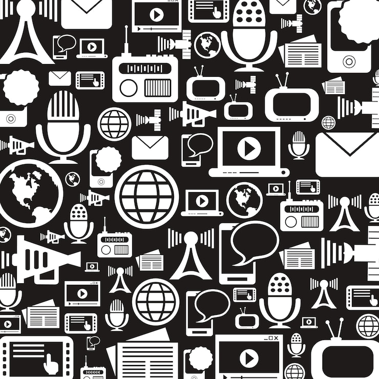 Vector radio un fondo