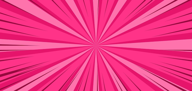ráfaga de fondo cómico de dibujos animados rosa