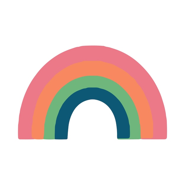Rainbow clipart resumen arco iris de guardería boho diseño para niños Rainbow clipart Rainbow boho