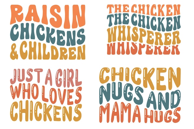 Raisin chickens and children the chicken whisperer chicken nugs and mama hugs svg (las gallinas de pasas y los niños)