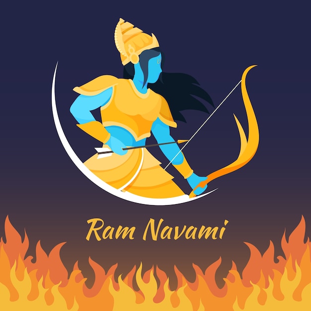 Ram navami con arquero