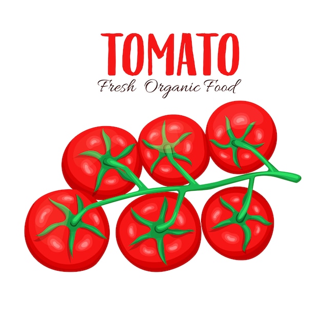 rama de tomates.