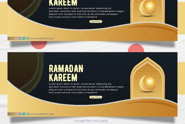 Vector ramadán kareem caligrafía árabe y linterna tradicional vector premium