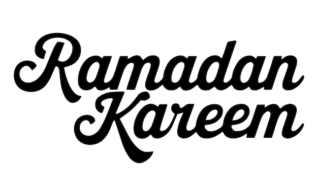 Ramadan kareem caligrafía
