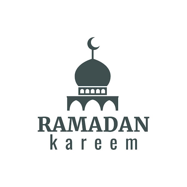 Ramadán kareem cultura musulmana celebración mes logotipo religioso diseño abstracto vector ilustración