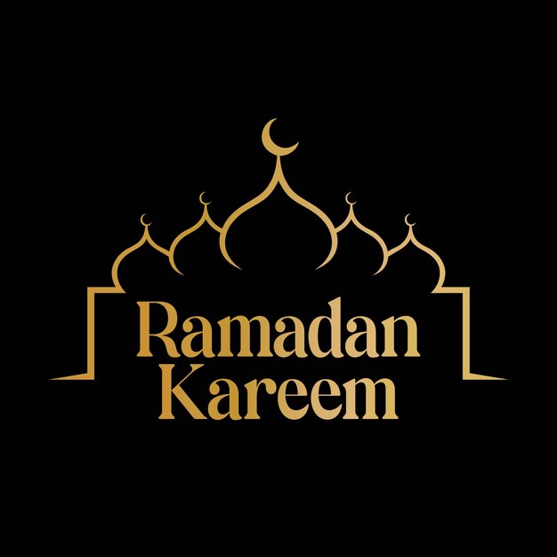 Ramadan Kareem Diseño diseño vectorial