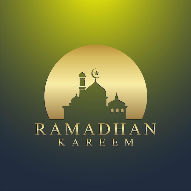 Ramadán Kareem diseño de ilustración vectorial Premium