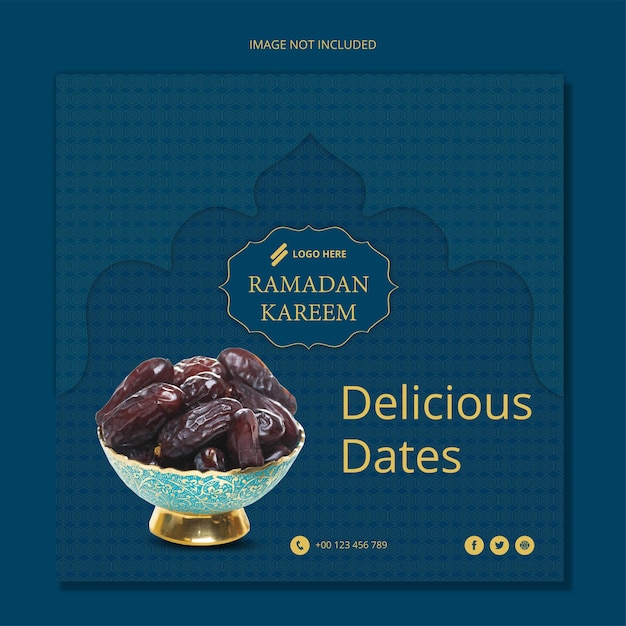 Vector ramadan kareem eid mubarak ramadan mubarak fechas anuncios publicar banner diseño