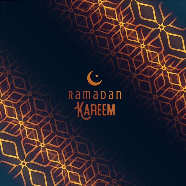 Ramadan kareem festival fondo islámico