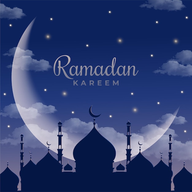Ramadán kareem festival islámico tradicional religioso