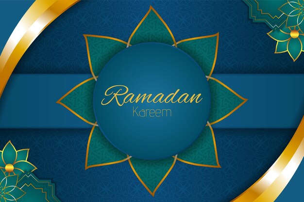 Ramadán kareem fondo islámico con elemento