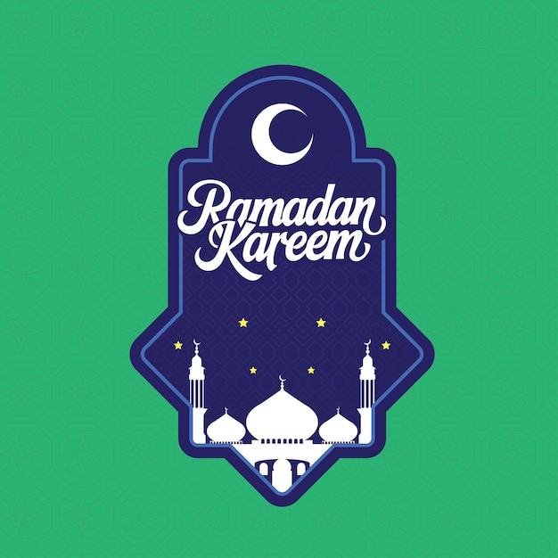 Ramadan Kareem forma islámica Dangler (en inglés)
