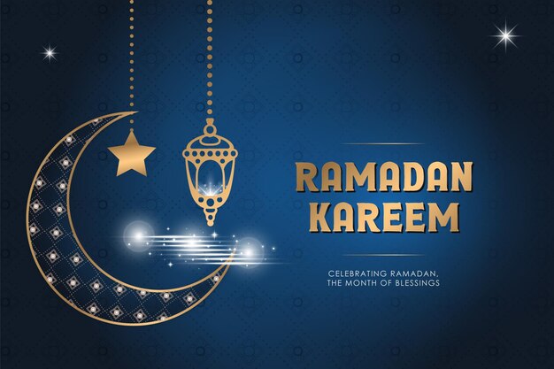 Ramadan Kareem Iftar Party banner web o plantilla de banner social ilustrada