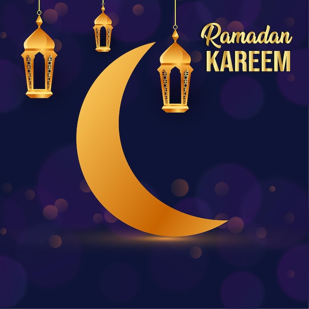 Ramadan kareem ilustración diseño