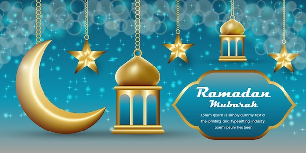 Ramadan kareem islámica de diseño de fondo
