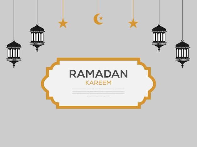 Ramadán Kareem Mubarak Diseño de planos de fondo